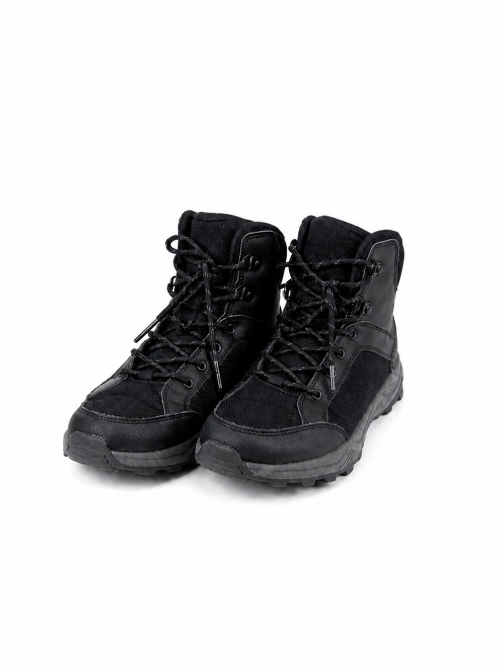 Unisex Black Tactical Snow Boots Women's Size: 7